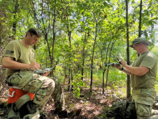 NSIN Adaptive Threat Force trained personnel from the Mississippi National Guard experimented with emerging technology at the Thunder Strike exercise in June 2022. (Source: NSIN)