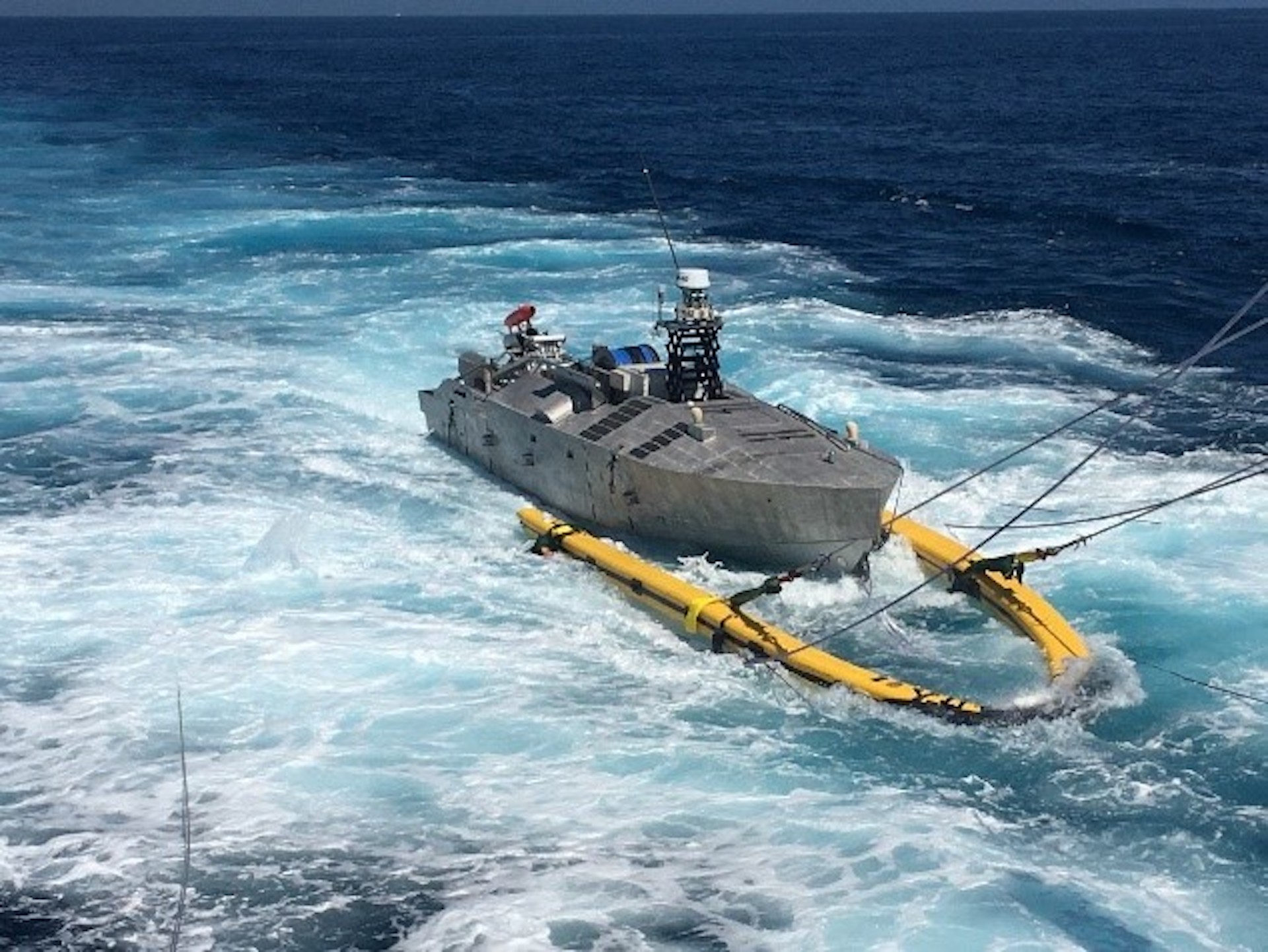 Navy's robotics-enabled mine countermeasures mission package
