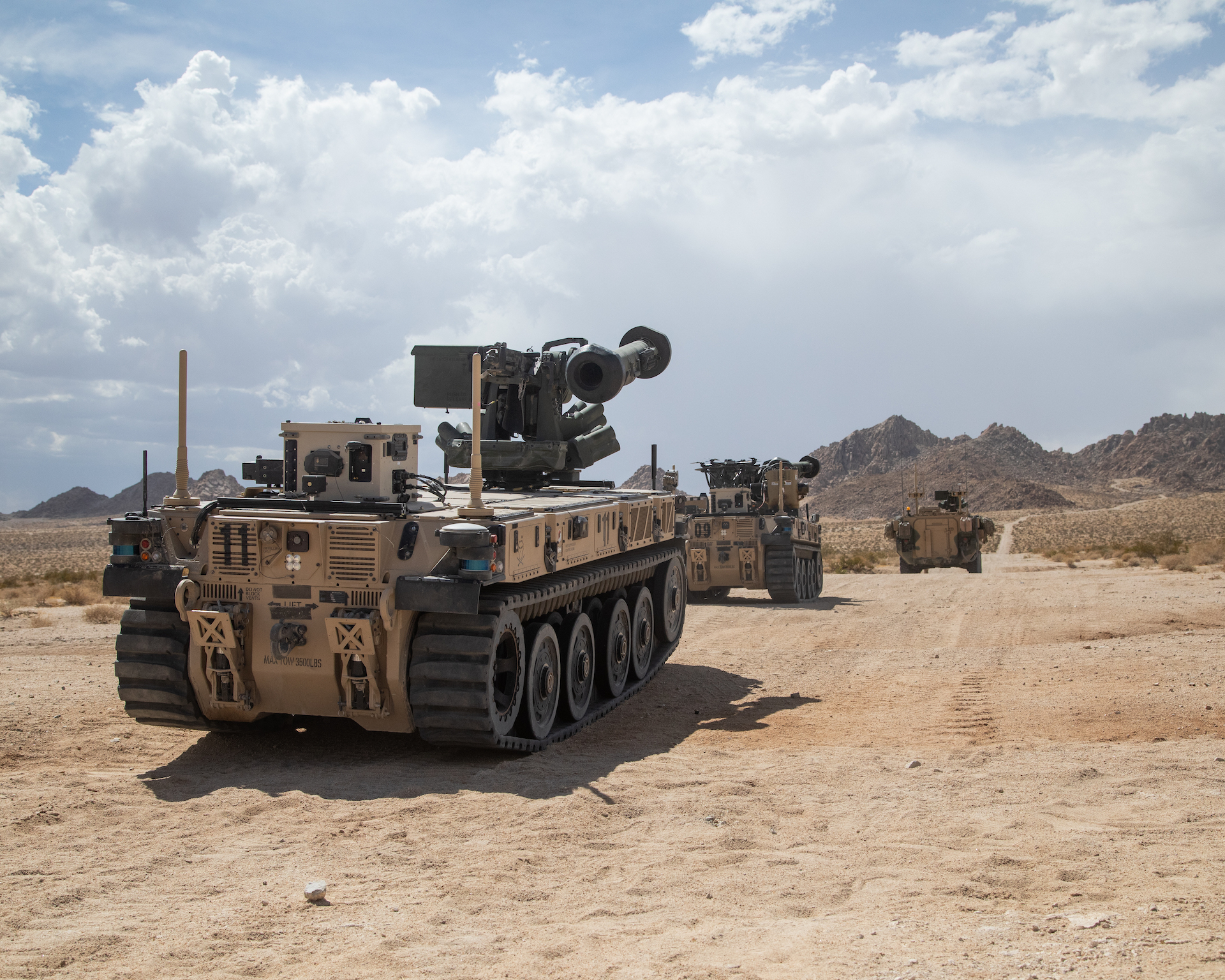 Anduril, Palantir awarded contracts for Army robotic combat vehicle ...