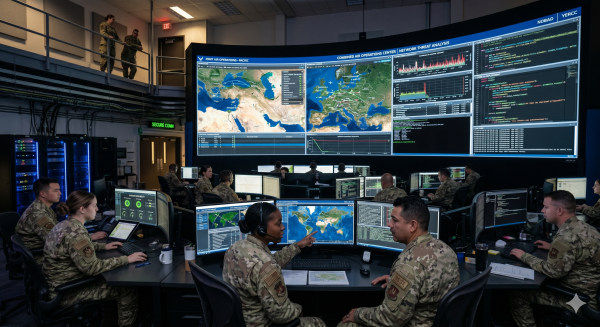 Military command center.