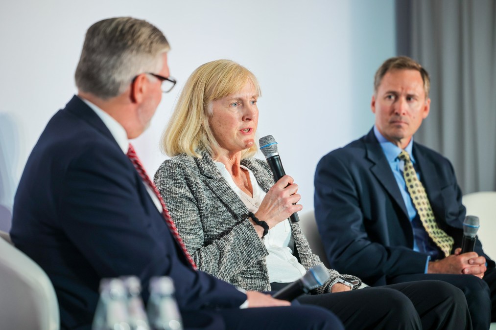 Navy specialists discuss resurgence of U.S. submarine production during GDIT’s ‘Battlespace of the Future’ summit. (Scoop News Group photo)