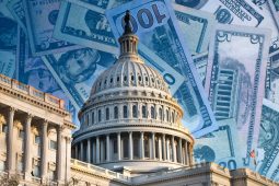 Washington DC - Capitol and money